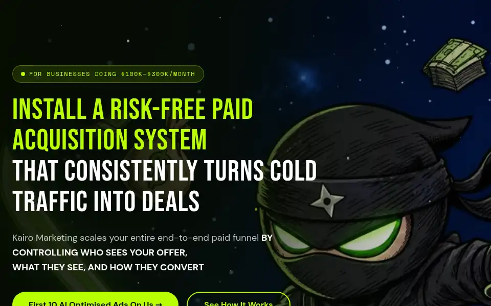 Screenshot of kairoscales.com