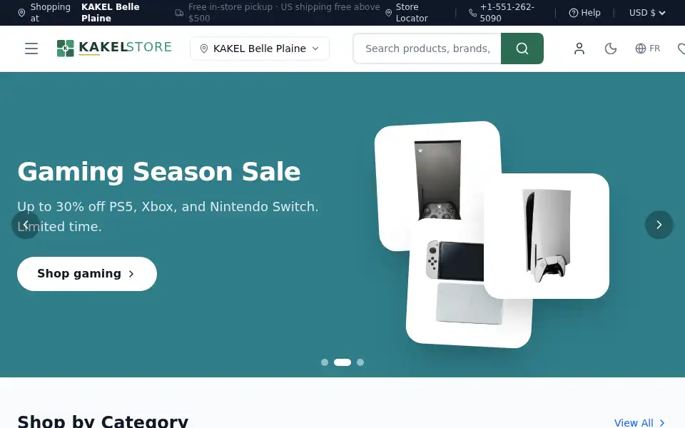 Screenshot of kakelstore.com
