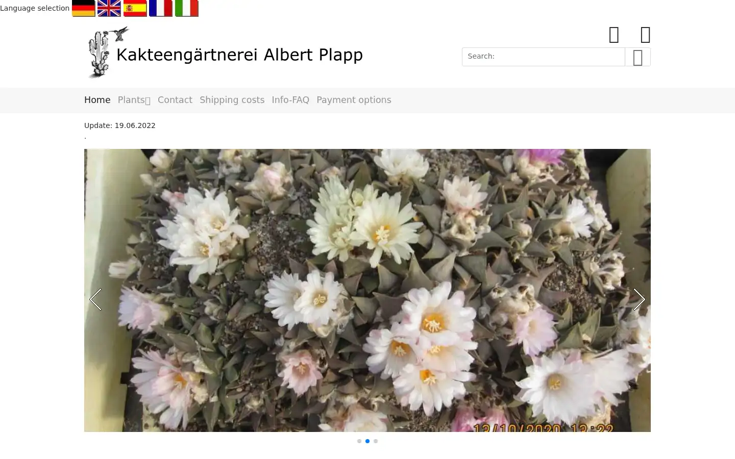 Screenshot of kakteen-plapp.de