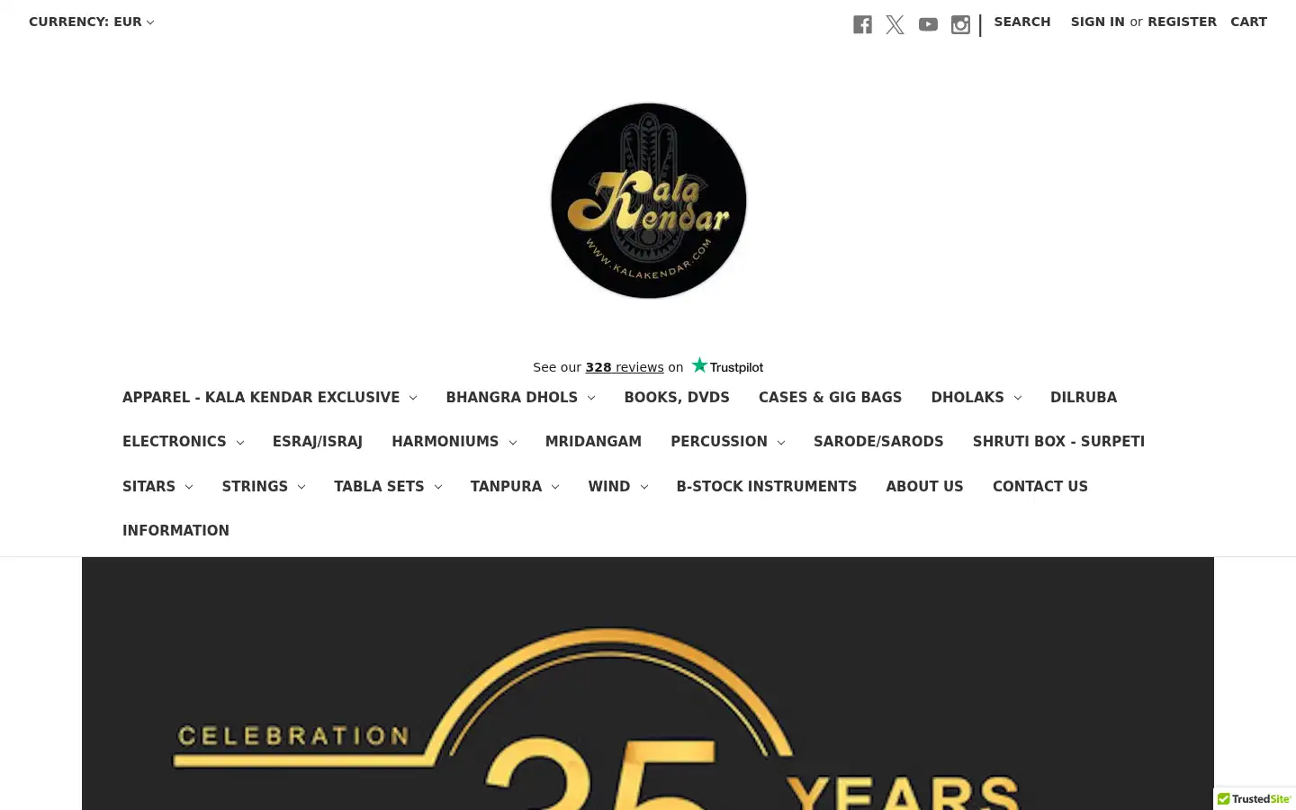 Screenshot of kalakendar.com