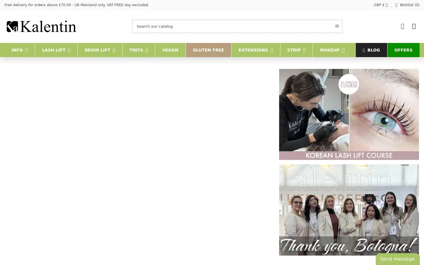 Screenshot of kalentin.co.uk