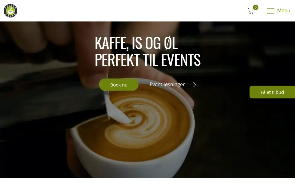 Screenshot of kalles-kaffe.dk