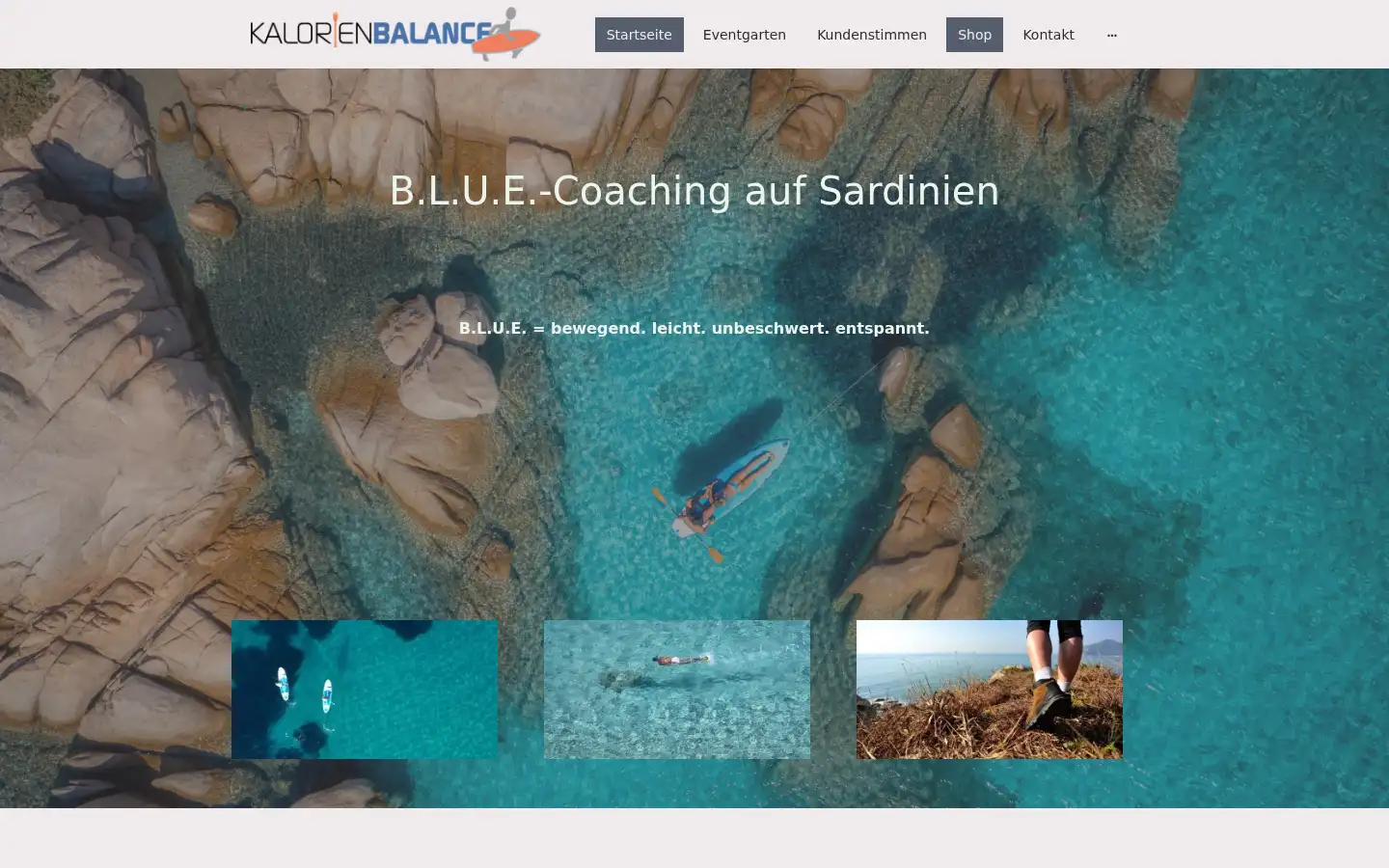 Screenshot of kalorienbalance.de