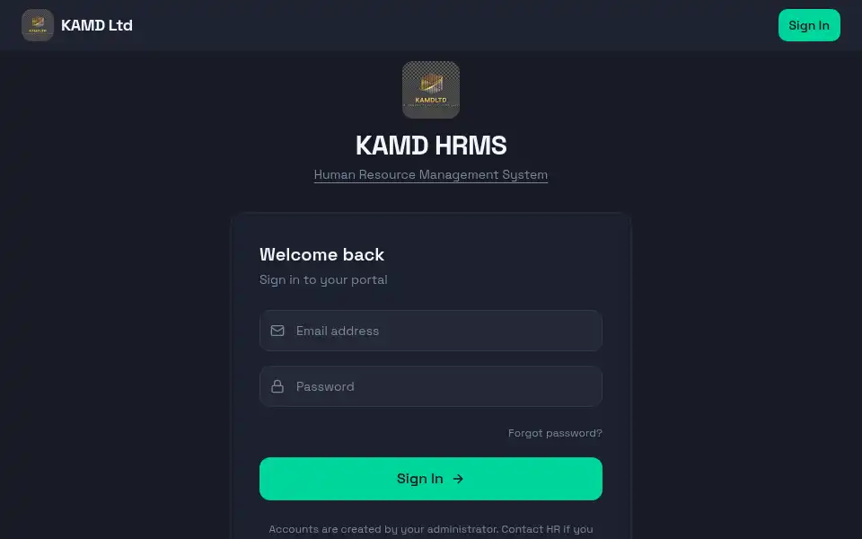 Screenshot of kamdltd.com