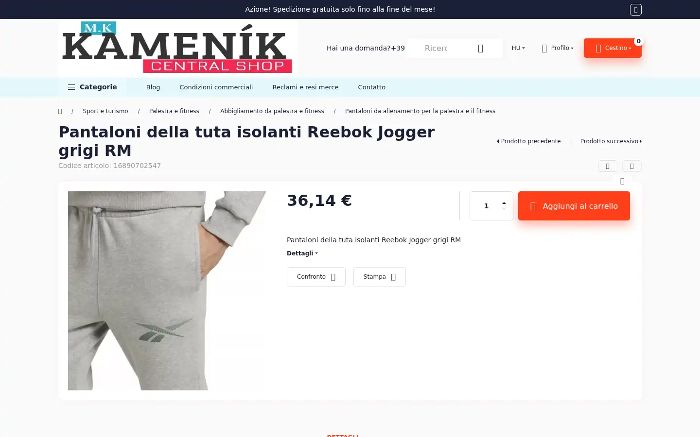 Screenshot of kamenik.it