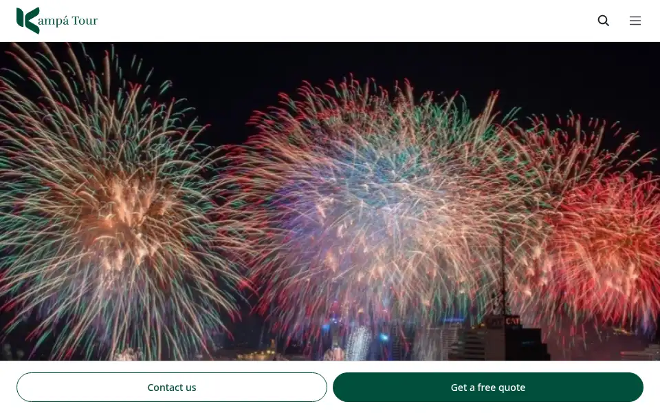 Screenshot of kampatour.com