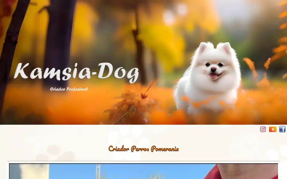 Screenshot of kamsiadog.com