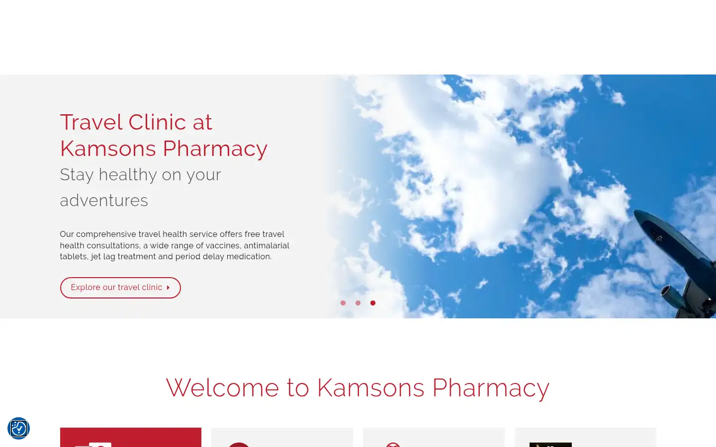Screenshot of kamsons.co.uk
