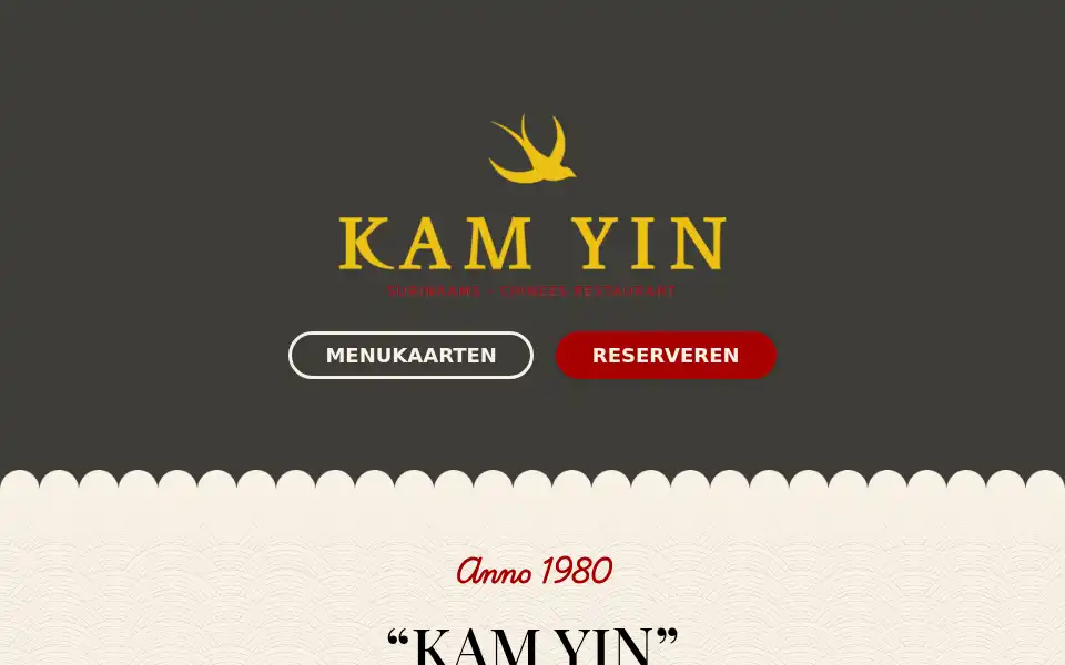 Screenshot of kamyin.nl