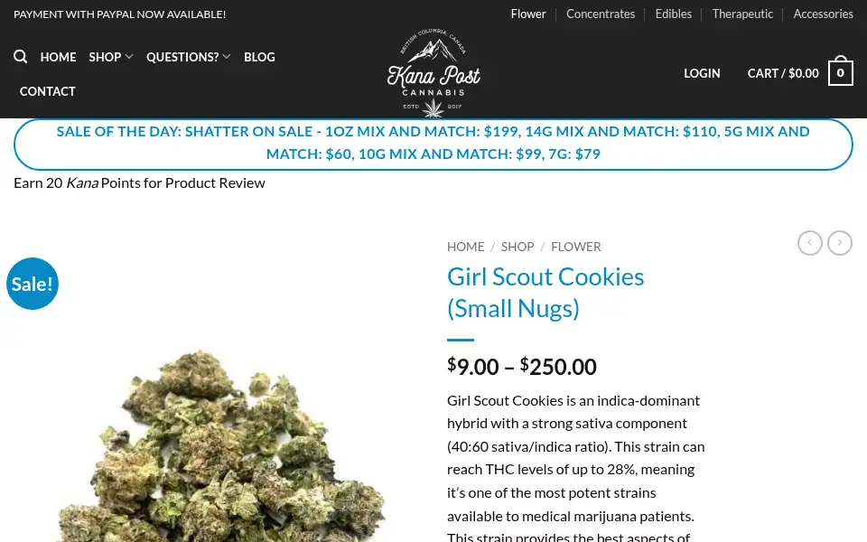 Screenshot of kanapost.co