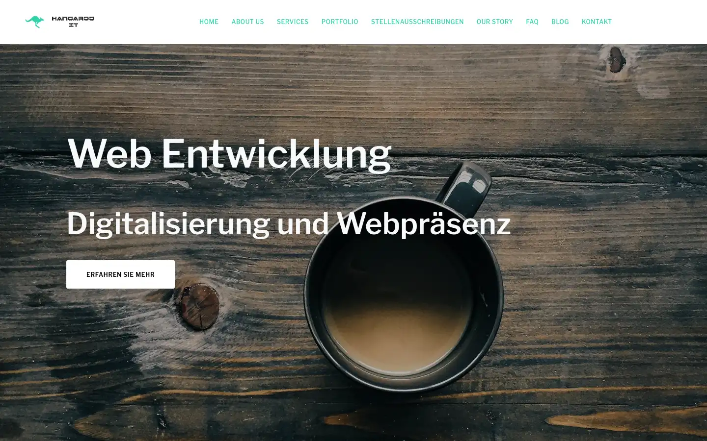 Screenshot of kangaroo-it.de