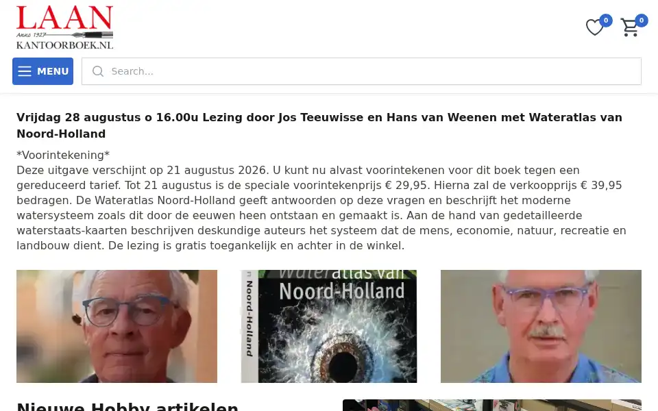 Screenshot of kantoorboek.nl
