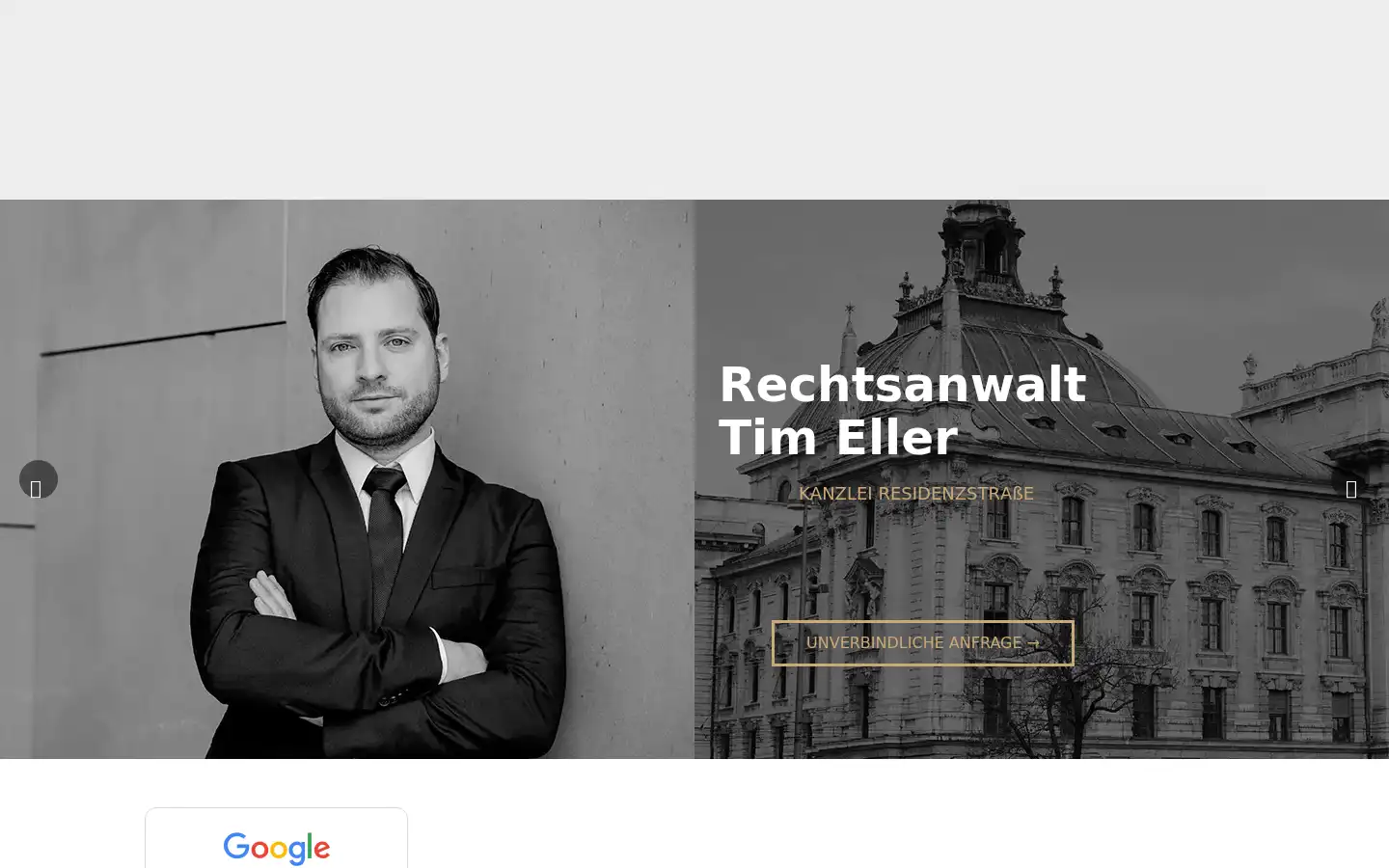 Screenshot of kanzlei-glockenbachviertel.de
