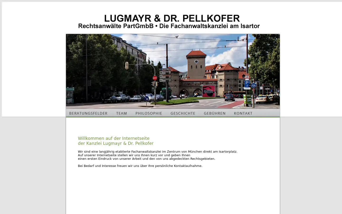 Screenshot of kanzlei-lugmayr.de