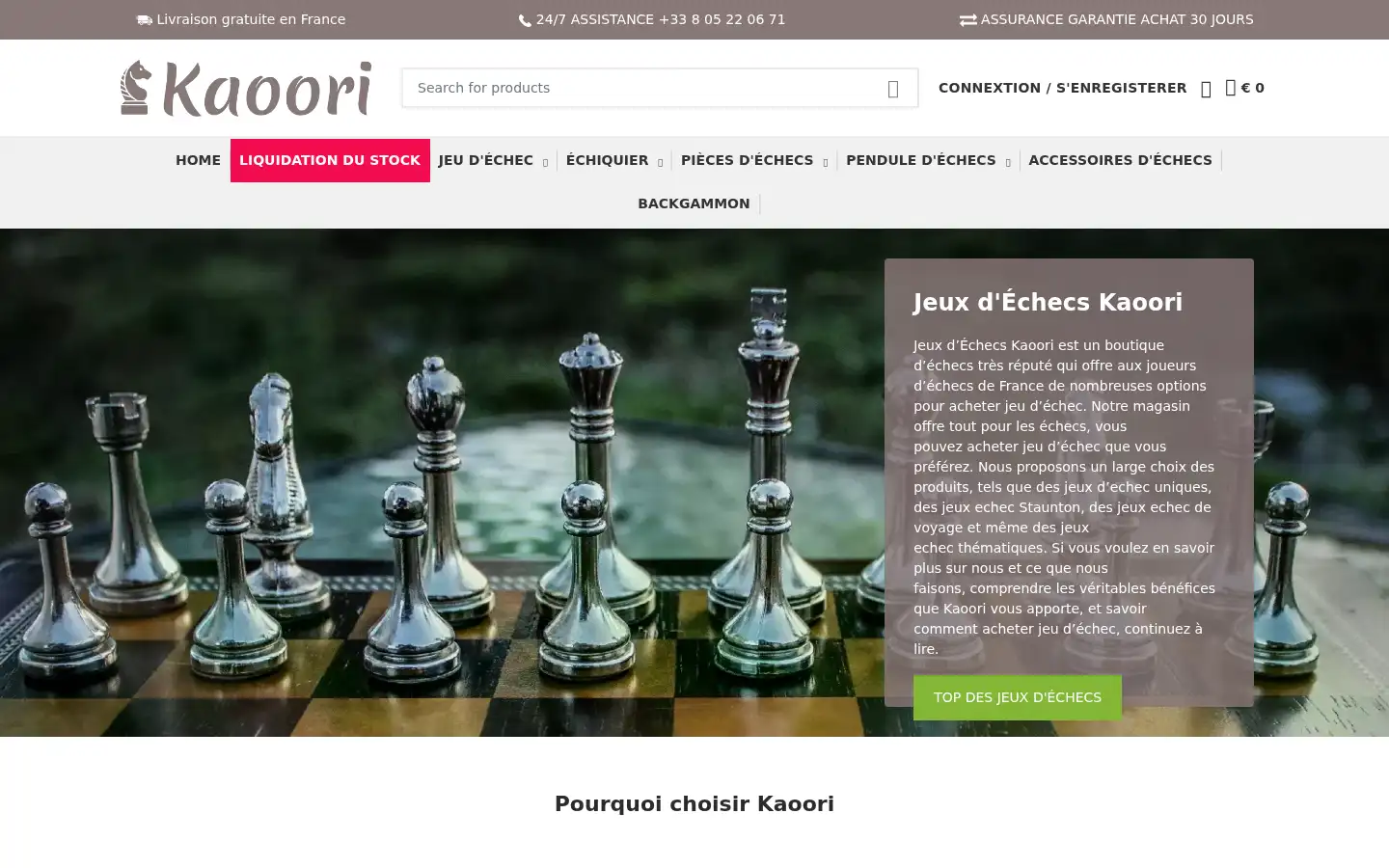 Screenshot of kaoori.co.uk