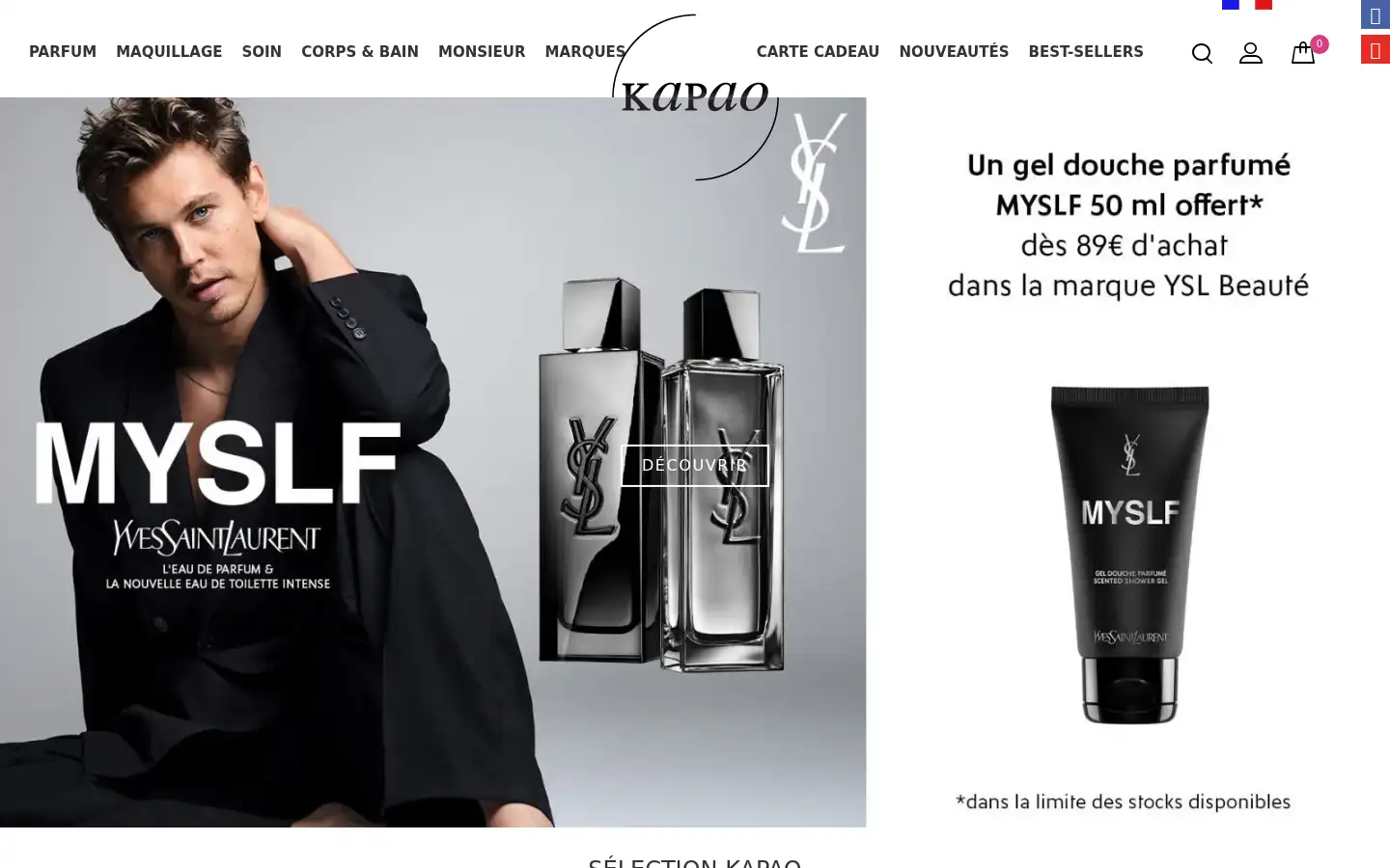 Screenshot of kapao.fr