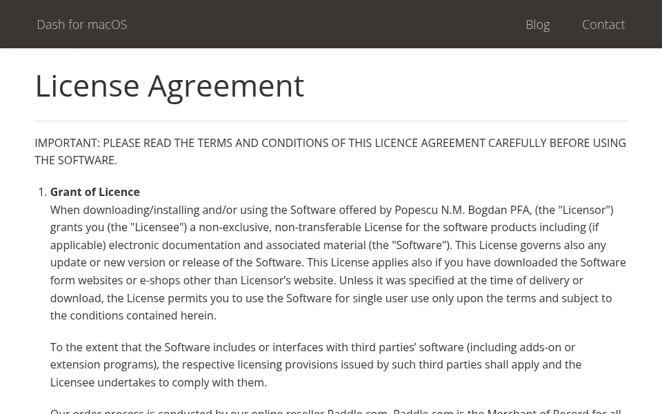 Screenshot of kapeli.com