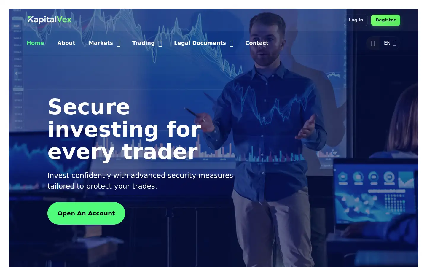 Screenshot of kapitalvex.com