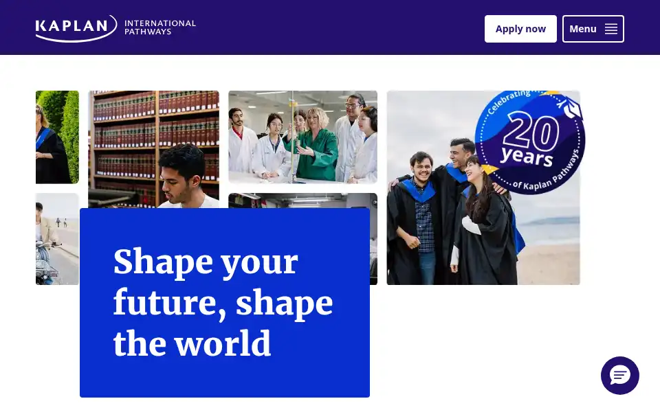 Screenshot of kaplanpathways.com