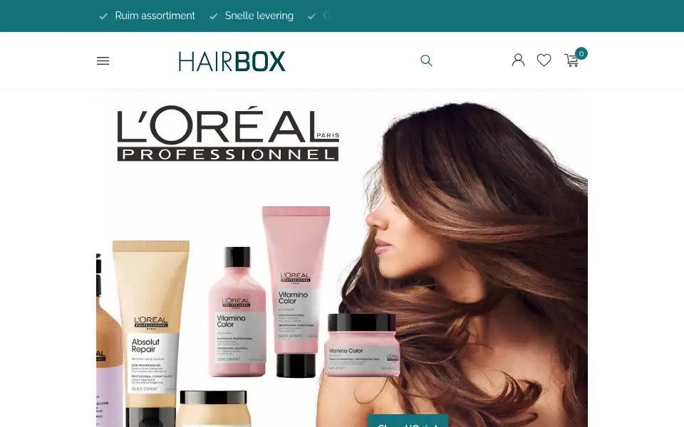 Screenshot of kappersvoordeel.nl