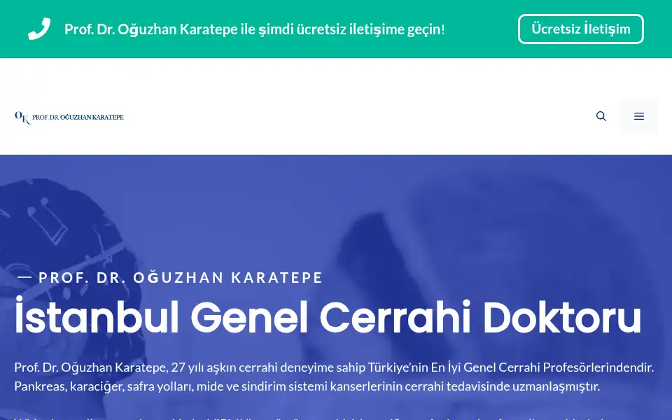 Screenshot of karatepeklinik.com