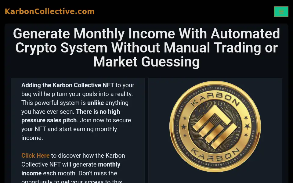 Screenshot of karboncollective.com