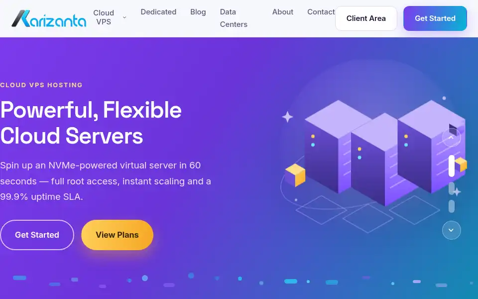 Screenshot of karizanta.com