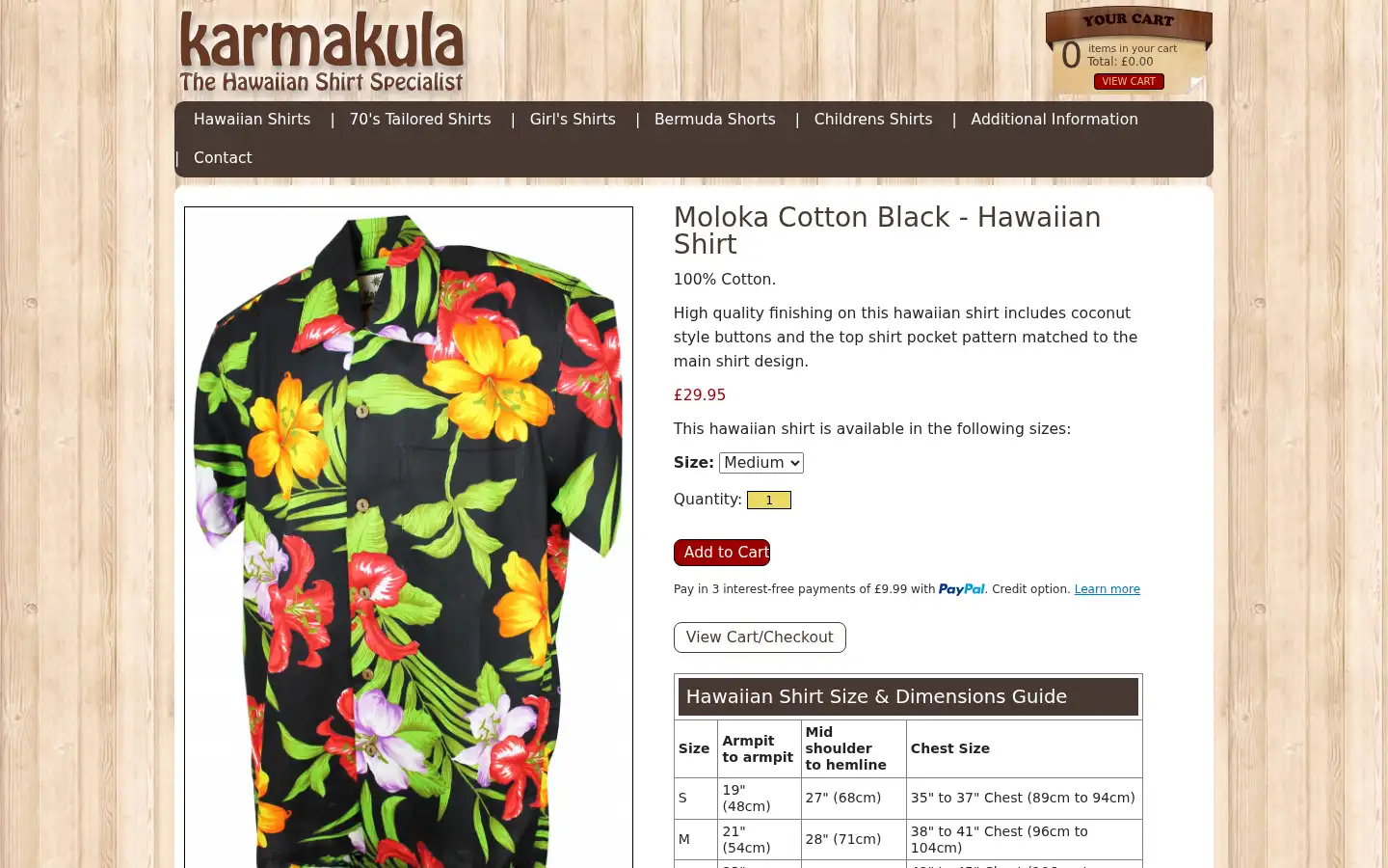 Screenshot of karmakula.co.uk