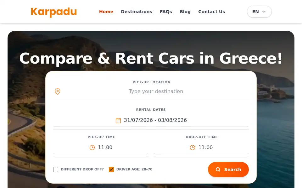Screenshot of karpadu.com