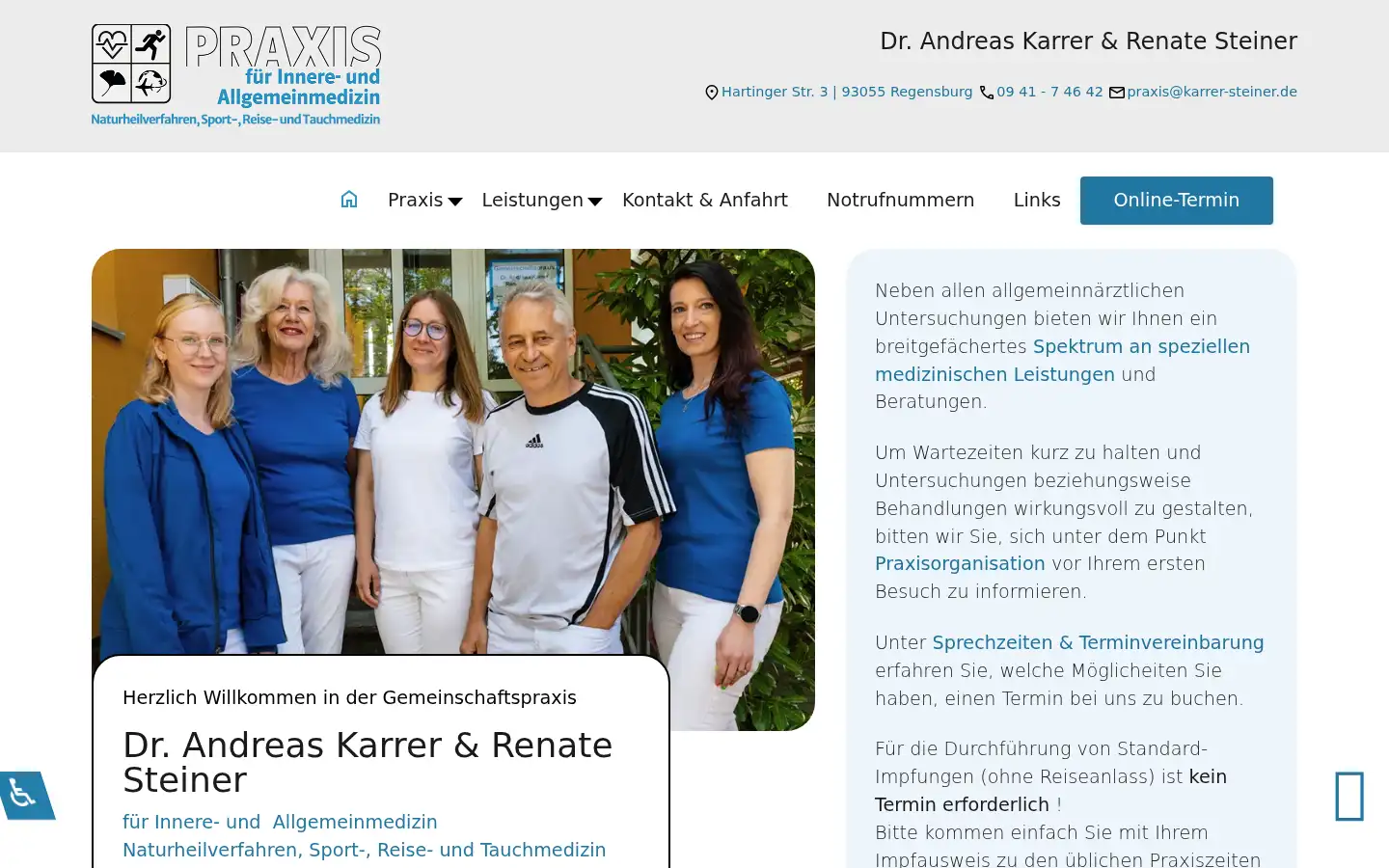 Screenshot of karrer-steiner.de