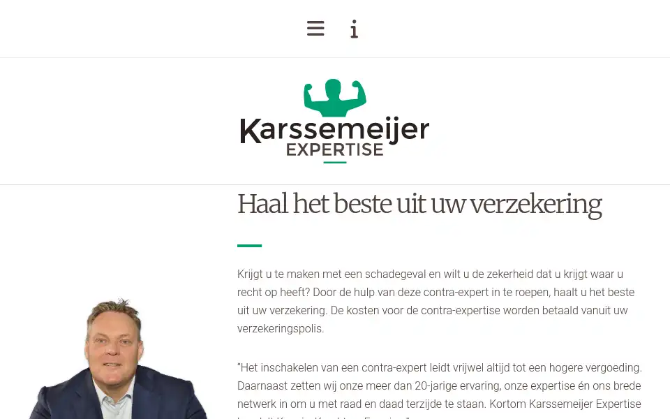 Screenshot of karssemeijerexpertise.nl