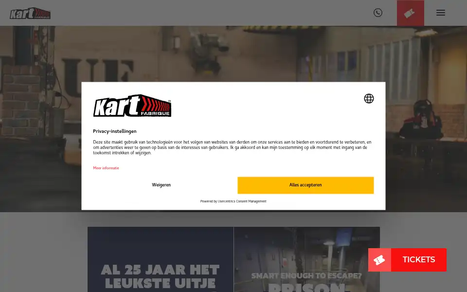 Screenshot of kartfabrique.nl