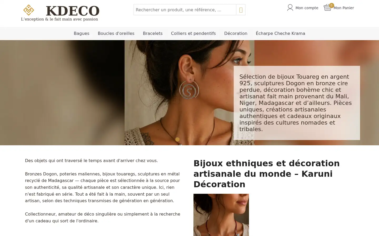 Screenshot of karuni.fr