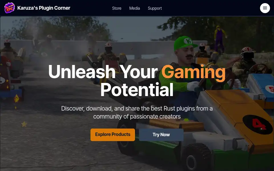 Screenshot of karuza.dev