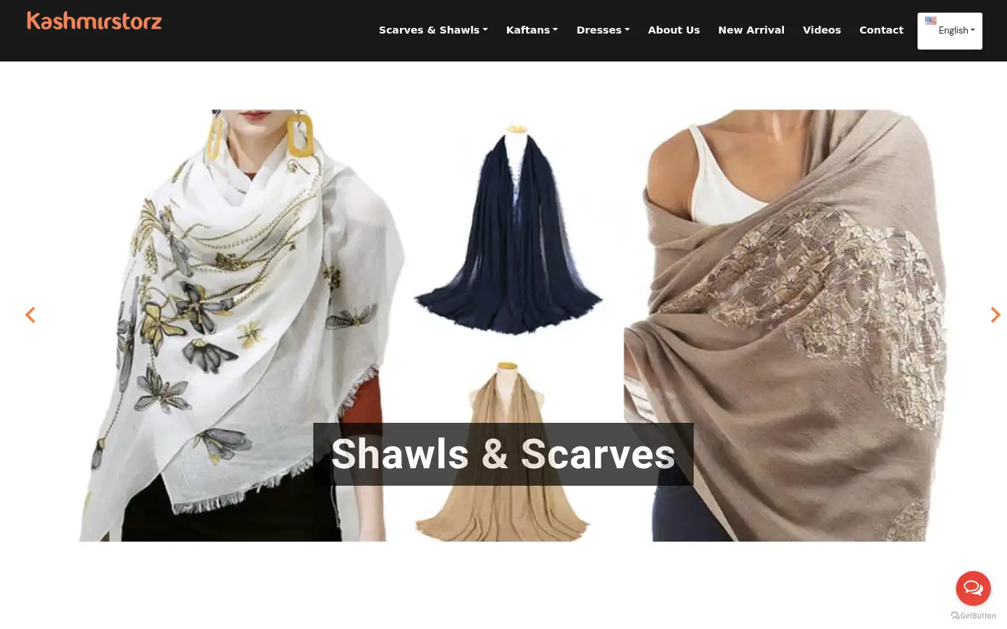 Screenshot of kashmirstorz.com