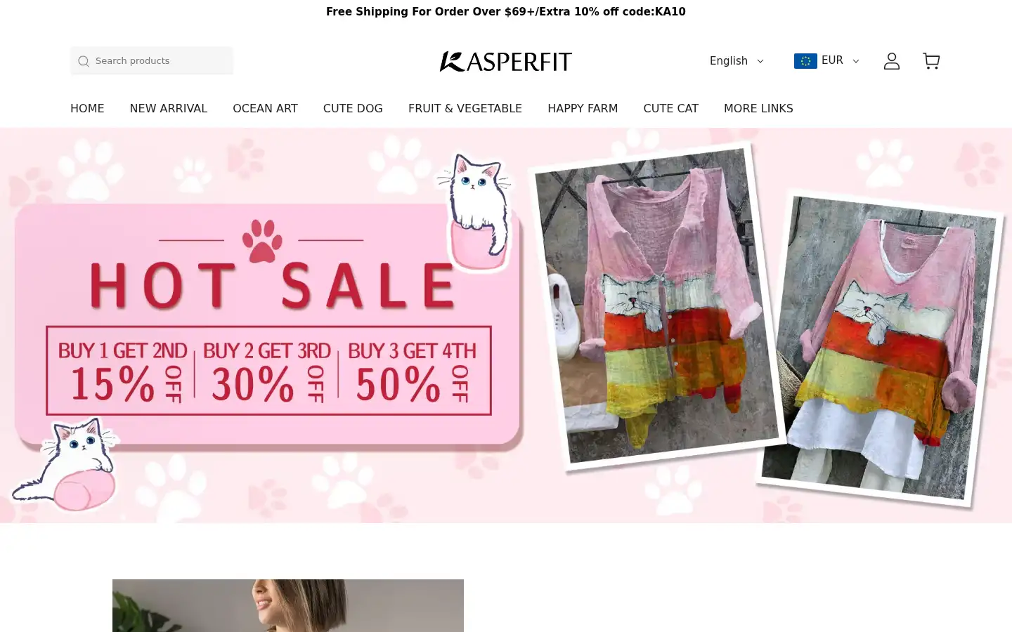 Screenshot of kasperfit.com