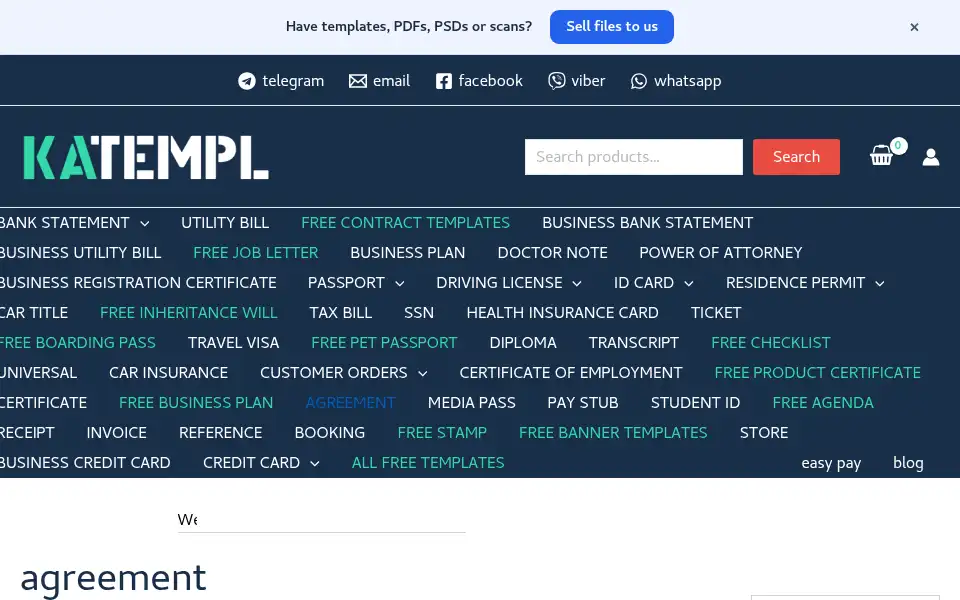 Screenshot of katempl.cc