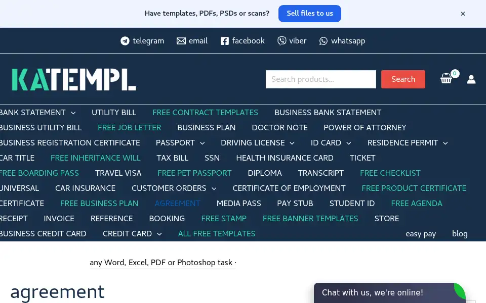 Screenshot of katempl.com