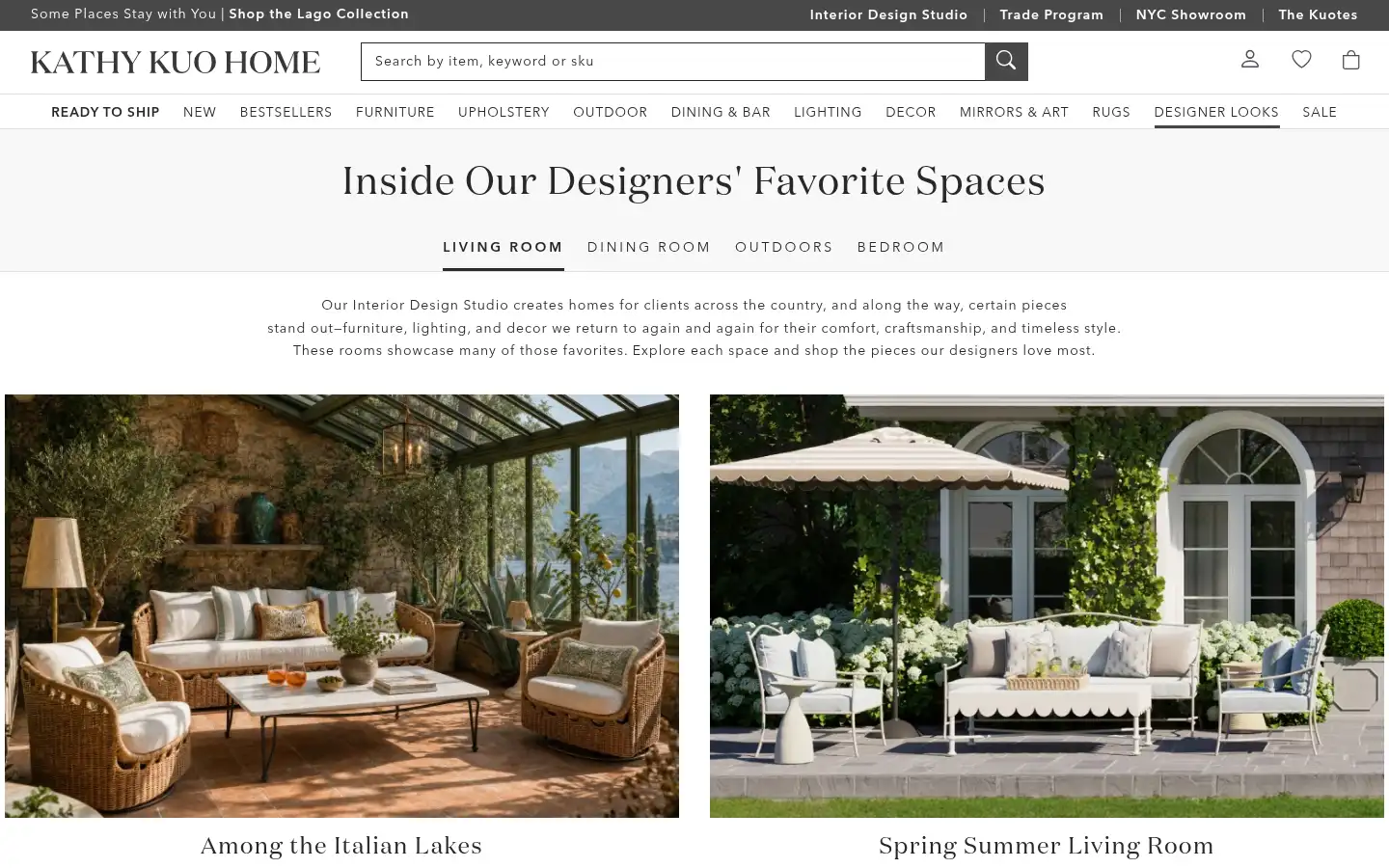Screenshot of kathykuohome.com