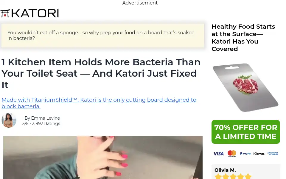 Screenshot of katoriboard.com