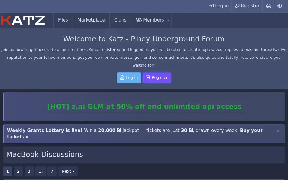 Screenshot of katz.to