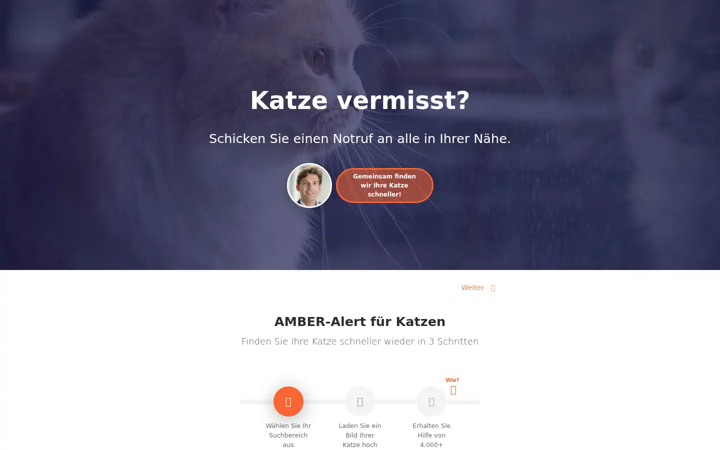 Screenshot of katzen-finder.de