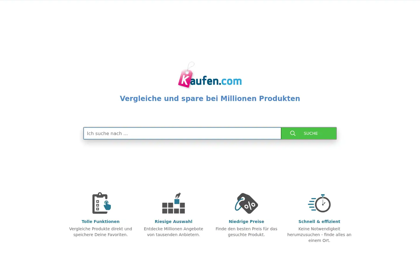 Screenshot of kaufen.com