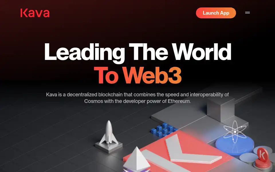 Screenshot of kava.io