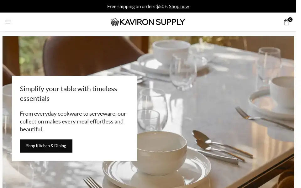Screenshot of kavirons.com