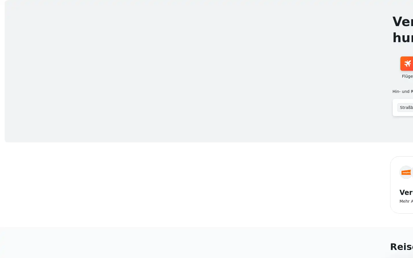 Screenshot of kayak.ch
