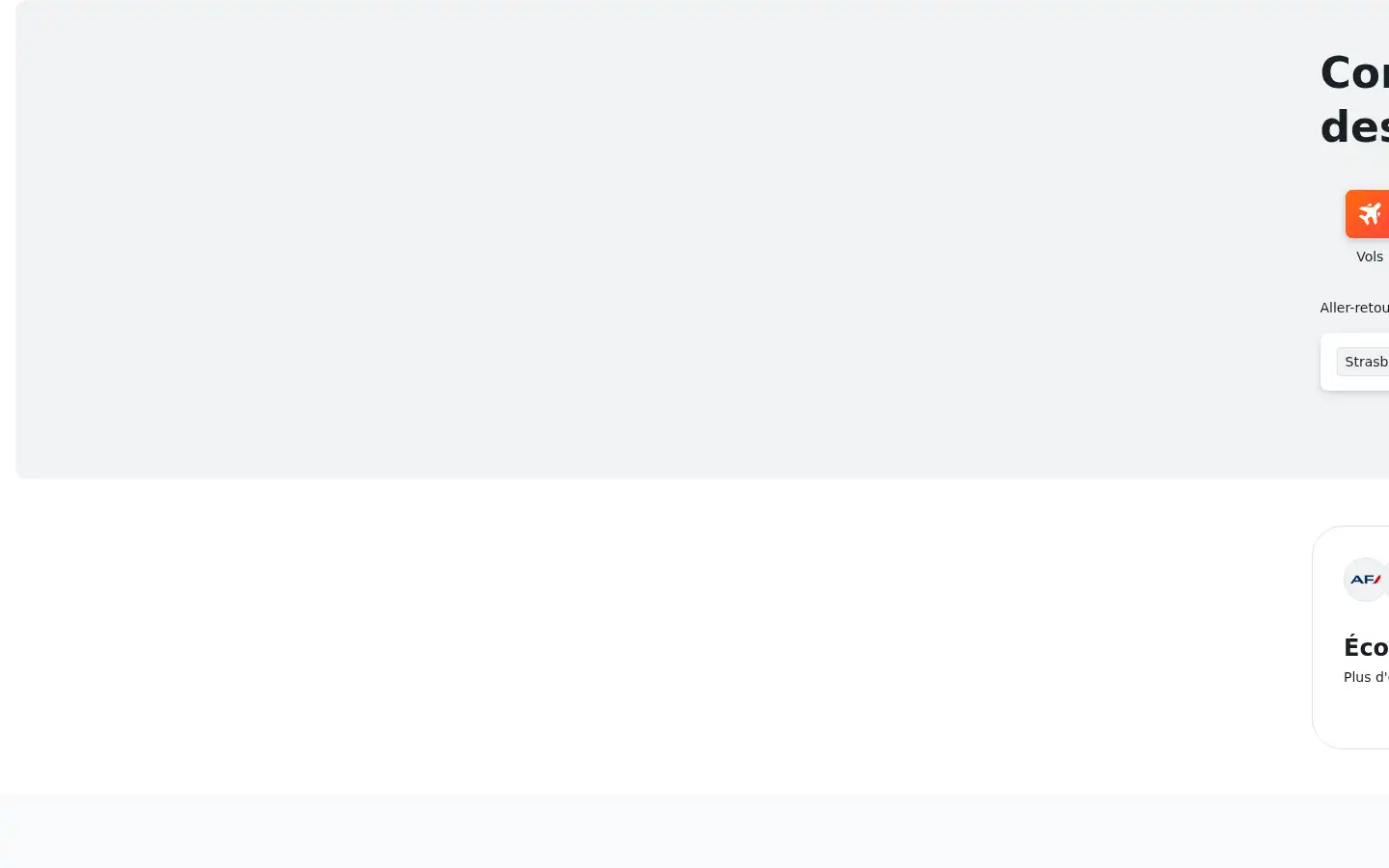 Screenshot of kayak.com