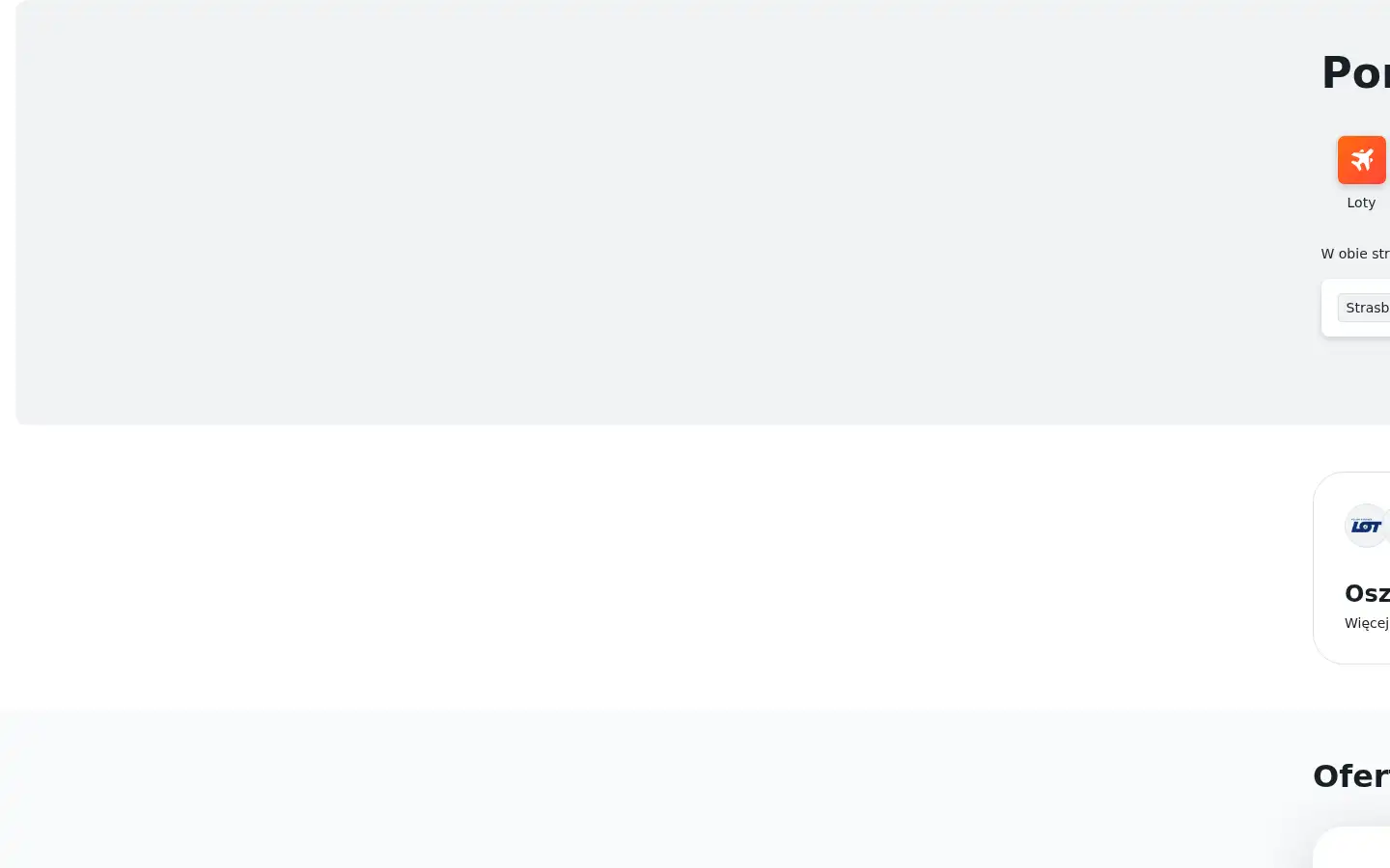 Screenshot of kayak.pl