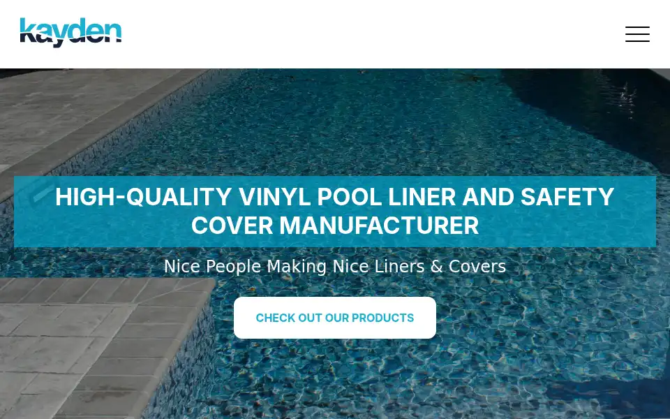 Screenshot of kaydenliners.com