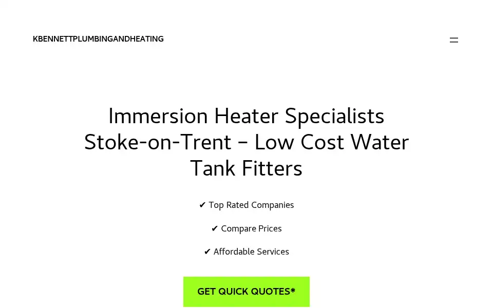 Screenshot of kbennettplumbingandheating.co.uk